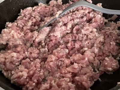 Lasagna su kiaulienos faršu ir sūriu Žingsnis 4