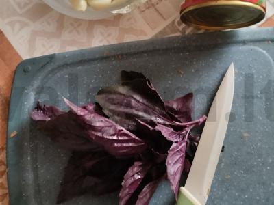 Mėsos faršas su pomidorų pasta, raudonu vynu ir baziliku Žingsnis 5