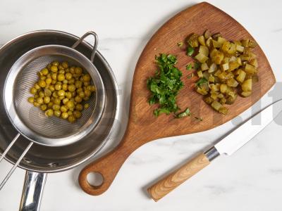 Vegetariškas olivje Žingsnis 3