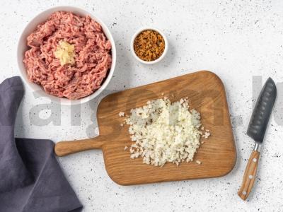 Mėsinė pelė Žingsnis 1