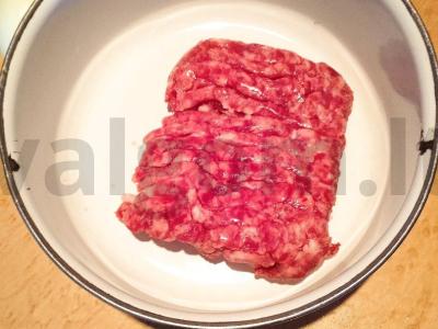 „Burgeris“ tortilijoje Žingsnis 1