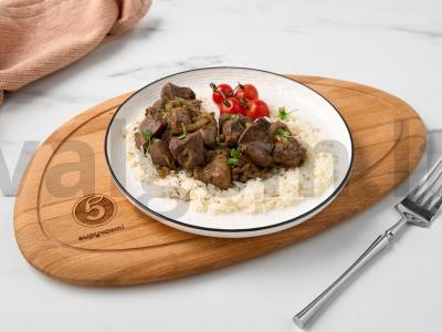 Kalakutienos kepenėlės su svogūnais pagrindine nuotrauka