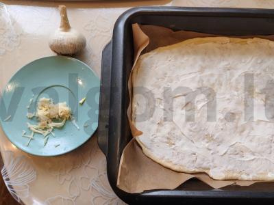 Pica „Daug sūrio“ Žingsnis 3