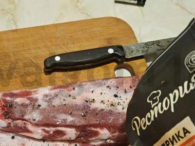 Švelnūs kiaulienos šonkauliai orkaitėje Žingsnis 1