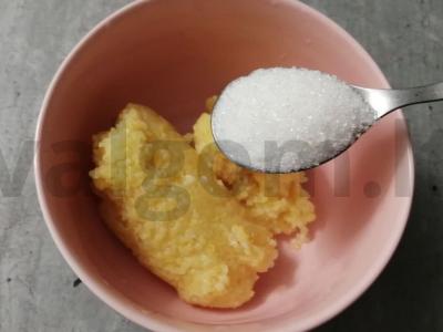 Saldžios kukurūzų kotletai Žingsnis 2