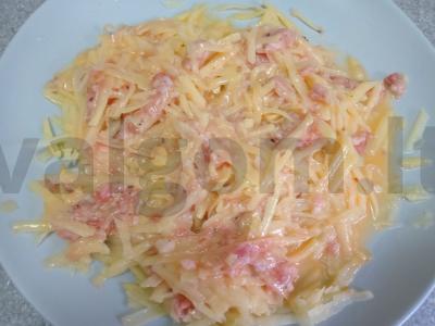 Bulvių apkepas su kalakutienos faršu Žingsnis 3