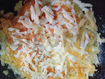 Bulvių apkepas su kalakutienos faršu Žingsnis 5