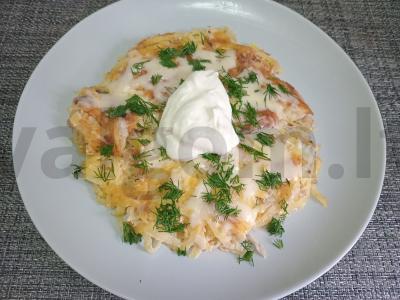 Bulvių apkepas su kalakutienos faršu pagrindine nuotrauka