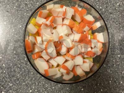 Sluoksniuotas salotas Žingsnis 2