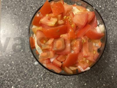 Sluoksniuotas salotas Žingsnis 4