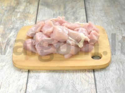 Vištienos filė kotletai keptuvėje Žingsnis 1