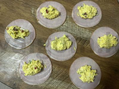 Karpadų ritinėliai su granato sėklomis Žingsnis 5