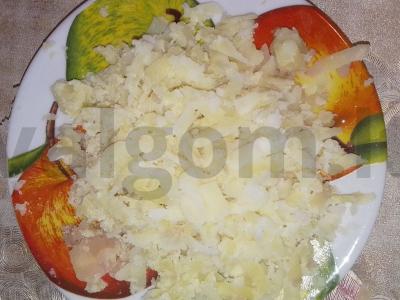 Omletas su varškės sūriu ir daržovėmis Žingsnis 6