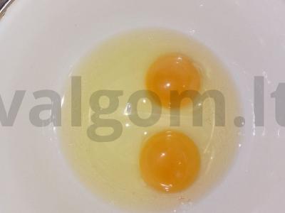 Omletas su varškės sūriu ir daržovėmis Žingsnis 9