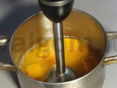 Pšenių košė su moliūgu pieno su razinomis Žingsnis 3