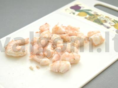 Greitas salotas su krevetėmis ir kopūstais Žingsnis 3