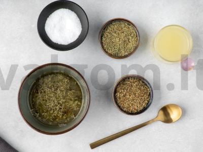 Giros su daržovėmis Žingsnis 2