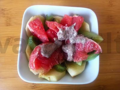 Kivių, obuolių ir greipfrutų dubuo „Pasakiškas žiedas“ Žingsnis 5