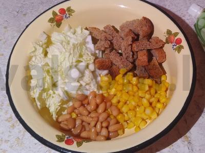 Salotas „Naujųjų metų švelnumas“ Žingsnis 3