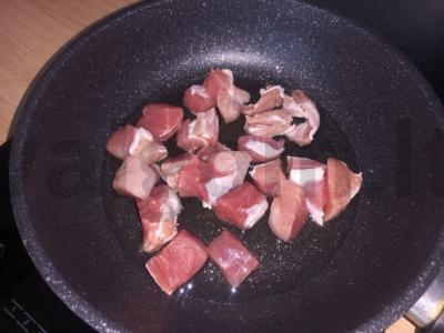 Ryžiai su kiauliena Žingsnis 1