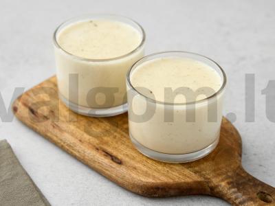 Panna cotta su mangais ant agar-agar Žingsnis 2