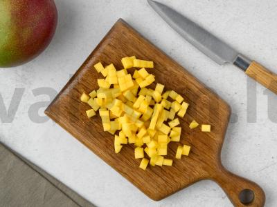 Panna cotta su mangais ant agar-agar Žingsnis 3