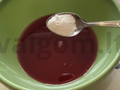 Pyragas rožinio sirupo Žingsnis 2