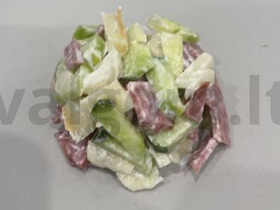 Salotas „Pial“ su saliami pagrindine nuotrauka