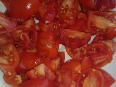 Pomidorų sriuba su kiaulienos sultiniu be mėsos ir grūdų Žingsnis 5