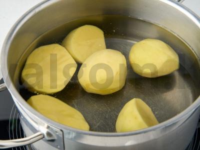 Oro bulvių košė su jalapeño žiedais Žingsnis 1