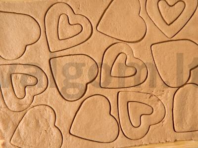 Sausainiai „Braškų širdelės“ Žingsnis 4