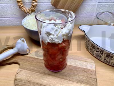 Patingėlių receptas kopūstų suktinukams pomidorų-sūrio padaže Žingsnis 3