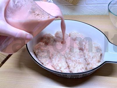 Patingėlių receptas kopūstų suktinukams pomidorų-sūrio padaže Žingsnis 4