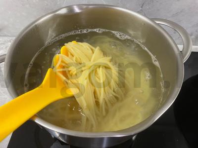 Makaronai „Carbonara“ su paprika Žingsnis 3