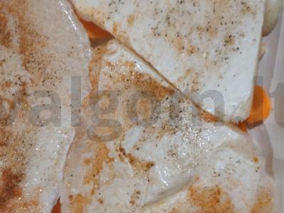 Skaniausias plekšnė su daržovėmis grietinės padaže Žingsnis 2