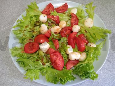 Salotos su jūros kriauklėmis ir granato sėklomis Žingsnis 7