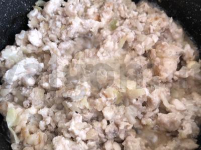 Makaronai su pjaustytais pomidorais ir faršu Žingsnis 2