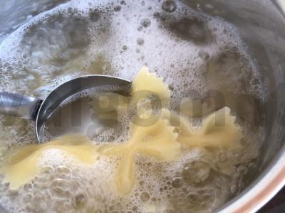 Makaronai su pjaustytais pomidorais ir faršu Žingsnis 5