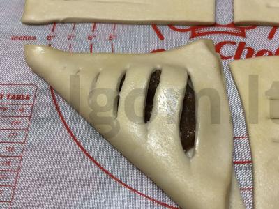 Sluoksniuotos bandelės su obuolių džemu Žingsnis 3