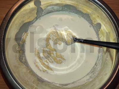 Obuolių ir kivio šarlotė Žingsnis 2