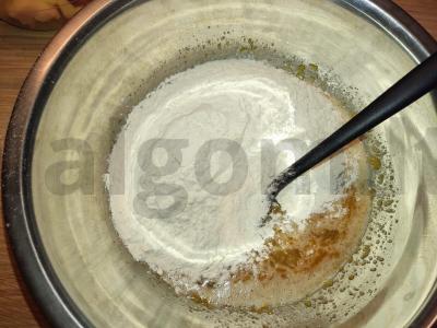 Obuolių ir kivio šarlotė Žingsnis 3