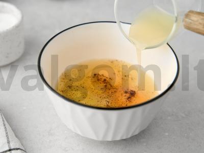 Žalioji pupelė su kiaušiniu Žingsnis 3