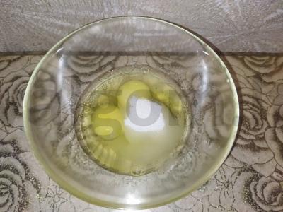 Apelsinų pyragas su varškės sūriu Žingsnis 1