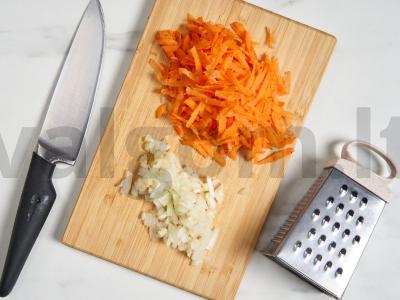 Grikių košė su faršu orkaitėje Žingsnis 1