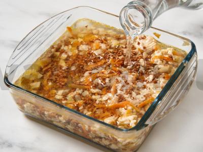 Grikių košė su faršu orkaitėje Žingsnis 7