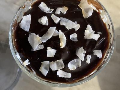 Švelnus varškės kremas su medaus-šokolado glazūra Žingsnis 6