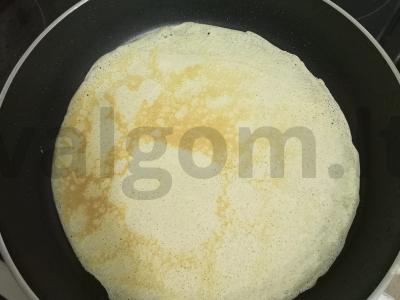 Blynai su keptu bananais ir cinamonu Žingsnis 6