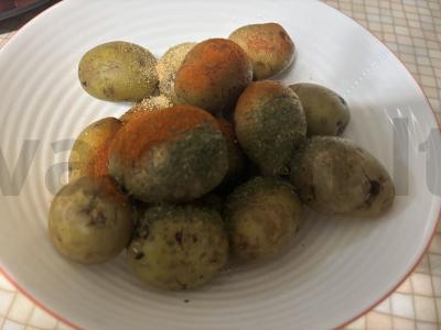 Kūdikių bulvės oro grilyje Žingsnis 2