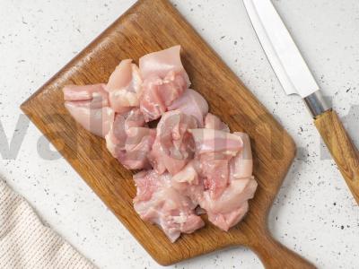 Vištiena „Yakitori“ Žingsnis 1