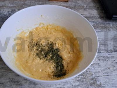 Sūrio vafliai pusryčiams Žingsnis 6